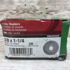 Hillman Zinc Fender Washers, Size: 3/8" X 1-1/4", 100 Pieces 290033 New. Price: $14.96.