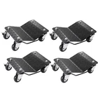 4-PIECE 3" Auto Car Wheels Dolly Set Black For Heavy Duty Steel, Thickness 3.0MM New. Price: $105.55.
