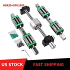 HGR20 Linear Guide Rail HGH20CA Block+ SFU1605 Ball Screw BF12/BK12 Kit Cnc 3D New. Price: $112.00.