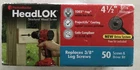 Fastenmaster Headlok Structural Wood 4-1/2 In (41 Screws) Used. Price: $29.59.