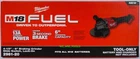 New Box Milwaukee M18 Fuel 2981-20 Grinder Switch 4 1/2 6" Volt Braking. Price: $222.97.