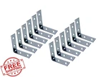 Qcaa 12PK 2"X2" Zinc Angle Bracket Corner Brace Steel Construction New. Price: $27.99.