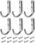 6PCS 316 Stainless Steel Wall Hooks Heavy Duty Marine Grade Key, Coat And Stor New. Price: $29.12.