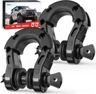 2 Pack 3/4" Mega D-ring Shackle With 7/8" Screw Pin 68,000LBS Break Strength, He New. Price: $80.99.