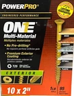 Hillman 116843 Steel Star Drive Flat Head Multi-material Screw #10 X 2 In. New. Price: $9.03.