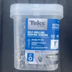 Teks #12 In. Hex Washer Head Drill Pt Metal-to-metal Roofing Screws 400CT New. Price: $45.00.