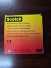 3M Scotch 23 Self-bonding Electrical Tape 3/4" X 30FT New. Price: $11.00.