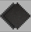 Norsk Dual Density Foam Floor Tiles 12 Pack Black Neon Specks 24"X24"X.79" 48FT New. Price: $129.95.