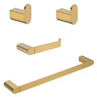 Random Champagne Bronze Bathroom Hardware Set Towel Holder 4 Piece New. Price: $105.52.