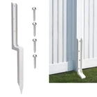 Fence Post Repair Stakes Kit 1/8" Thickened Carbon Steel Onepiece Structure... New. Price: $53.47.