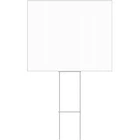 Blank Sign Wht 20X24" New. Price: $66.44.