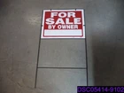 New-some Damage Qty = 3: Hillman Sign 18" X 24" For Sale By Owner 842218. Price: $97.07.