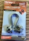 Cable Clamp Kit, Stainless Steel, 3/32 X 1/8 In. N100-349 New. Price: $16.00.