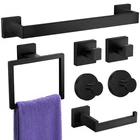 Uprone Bathroom Hardware Accessories Set: Towel 7-PIECES, Matte Black New. Price: $28.90.