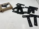 Pack Of 10 Ottff 5X Flat Tie Mending Plate Black Joining Bracket Open. Price: $20.72.