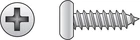 Hillman 80018 Zinc-plated Steel Phillips Pan Head Sheet Metal Screw #6 X 3/4 In. New. Price: $10.04.