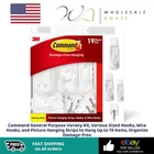 Command General Purpose Variety Kit, Various Sized Hooks, Wire Open. Price: $19.99.
