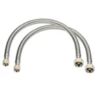 Homewerks 7223-16-12-1BG2 Steel Faucet Supply Line LX1/2 FIPX1/2 Dia. In. New. Price: $12.54.