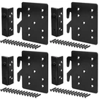 Gbgs Bed Rail Hook Bracket Plates And Double Slot Set, 5" X 4-1/4" New. Price: $28.21.