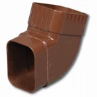 Side Gutter Elbow, Vinyl, Brown, X 3-IN. M1628HP New. Price: $14.01.