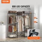 Heavy Duty Clothes Rack, 800 Lbs Load Capacity New. Price: $93.20.