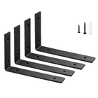 4 Pack Heavy Duty 6 Inch Floating Shelf Brackets,black Bracket,metal ... New. Price: $21.32.