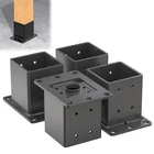 Heavy Duty 4X4 Post Base Pcs, Thickness: 0.118"/3MM, (inner SIZE:3.6"X3.6")... New. Price: $70.99.