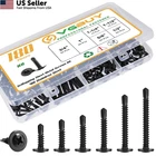 Vgbuy 180PCS #8 Self Tapping 5/8", 3/4", 1", 1-1/4", 1-1/2", Black New. Price: $15.66.