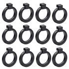 Bonsicoky Round Cabinet Ring Pull Handles Single Hole 12PCS, Black New. Price: $26.04.