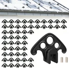 52 Pack Snow Guards For Metal Roofs, Ice & Blocks Standing Seam New. Price: $103.37.