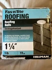 Hillman 461458 Fas-n-tite 11-GA 1-1/4" Electrogalvanized Roofing Nails Lbs New. Price: $19.90.