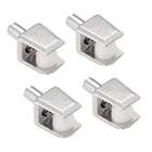Uxcell Glass Shelf Brackets, 4PCS Zinc Alloy Clamp Pegs Support Clip New. Price: $9.33.