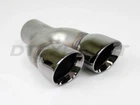 Pair DT-25096BM & Black Chrome Dual Parallel Angle Double Wall 2.5" Inlet New. Price: $169.99.