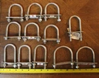 12 Lot National Hardware Zinc Plated Steel Round U-bolts Plates & Nuts 5/16" Usa New. Price: $18.00.