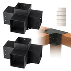 Pergola Bracket Kit 6''X6''(INNER Size 5.6X5.6), 2PCS 4-WAY Heavy Duty Corner New. Price: $71.43.
