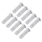 Uxcell Single Hole Clevis PINS,8MM Flat Head 25MM, Silver Tone New. Price: $10.77.
