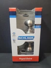 Nib- Satin Nickel Keyed Entry Plymouth Door Knob Set Schlage Mpn: F51VPLY619 New. Price: $34.99.