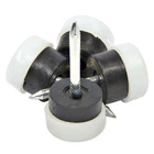 Furniture Glides, Nail-on, Cushioned White Plastic, 3/4-IN., 4-PK. F32030TV New. Price: $11.06.