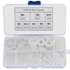 YOUYIDUN-650 Pcs White Nylon Flat Washer Assortment Kit, Round Was... New. Price: $10.08.