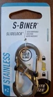 Nite Ize Stainless Steel S-biner Sidelock 10LB Keychain #2 New. Price: $10.00.