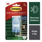 3M Command Outdoor Large Clear Window Hooks, 17093CLR-AWES, 2-LB Hold, Lot Of New. Price: $21.99.