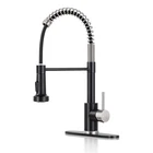 Djs Kitchen Faucets With Pull Down Sprayer Matte Black & Brushed Nickel High ... New. Price: $46.68.