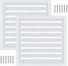 Yaocom 2 Pcs 10 X Inch Aluminum Gable Vents Attic Metal Wall Shed New. Price: $29.07.
