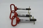 Lot Of Double Hh Red Handle Hitch Pins (2) 3/4"X4" H34-4 & (1 5/8"X4" H58-4 New. Price: $24.00.