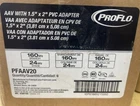 New Proflo PFAAV20 1-1/2" X Pvc Sch 40PTER Air Admittance Valve Qty: 6 Open. Price: $85.00.