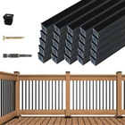 Muzata 32"ALUMINUM Deck Balusters Square Black Railing Stair WT26 New. Price: $109.99.