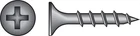 Hillman 42400 Black Hardened Steel Phillips Bugle Head Drywall Screw #6 X 1 In. New. Price: $8.96.