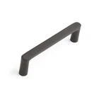 Signature Hardware Novak Brass Cabinet Pull, Matte Black, 3-3/4 Inch Center To Open. Price: $24.00.