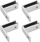 Eatakward Stainless Steel 304 Glass Bracket 2.36*2.76INCH, Silver & Black New. Price: $44.27.