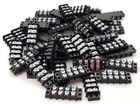 Lot Of 50 Molex Double Row Terminal Strip 4 Position 2-1/8" Long Black New. Price: $74.99.